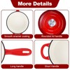 HaSteeL 1 QT Cast Iron Saucepan, Mini Enamel dutch oven
