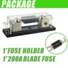 SIGANDG 1/0 or 4 AWG Inline ANL Fuse Holder with