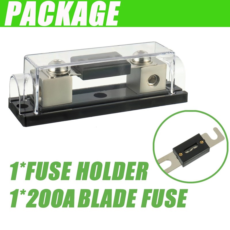 SIGANDG 1/0 or 4 AWG Inline ANL Fuse Holder with