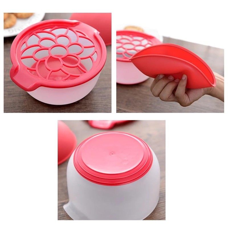 Pomegranate Peeler Silicone Pomegranate Deseeder with Bowl Pomegranate and Wood