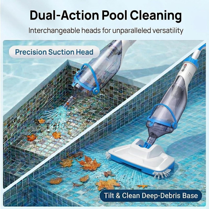 Consciot Pool Vacuum for Above Ground Pool & Inground Pool,