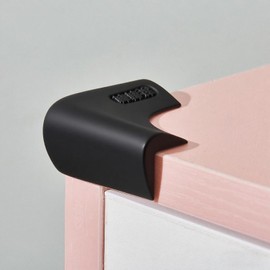 Food-Graded Silicone Corner Protectors, Baby Proofing Table Edge Guards, Pre-Tapep Adhesive Kids Safety Proof, Cabinets Fireplace Furniture Bumpers (8, Black)