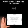 AVERY Zweckform Art. 8003-5 Carrier Labels (5 Label Holders, 220