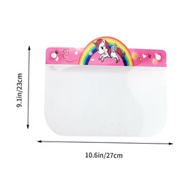 Operitacx 2Pcs Transparent Face Protection Breathable Face Guard for Boys Random Color Style Practical Safety Cover for Public Use Small