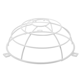 Fire Sprinkler Head Guard Cover, 7" x 2.6" Round Fire Fire Sprinkler Protecting Cover, Pre Hole Wall Mount Semi Recessed Sprinkler Head Cage for Flush Mount & Side Wall