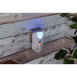 Exbuster Mäuseabwehr Ultraschall: 3in1-Ultraschall-Schädlingsvertreiber, PIR-Nachtlicht & Luftreiniger (Insektenabwehr Ultraschall, Ultraschall gegen Insekten, Lampe mit Bewegungs Melder)