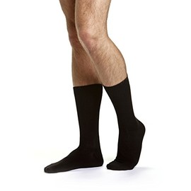 Bonds Men's Cotton Blend Everyday Crew Socks - 3 Pack, Black (3 Pack), 11+ / Large