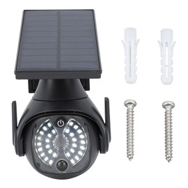 Solar Sensing Light 300lm 3 Modes Waterproof Simulated Camera Motion Sensor Lamp for Garden Yard Street