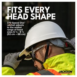 Jackson Safety Sentry2 Type 2 Cap-Style Vented Hard Hat, ANSI Z89.1 Class C