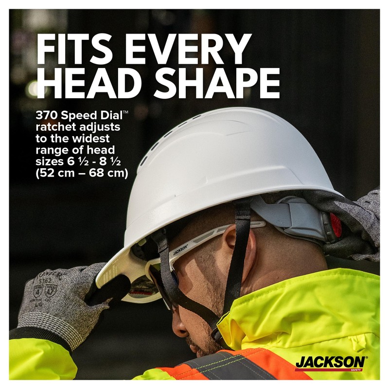 Jackson Safety Sentry2 Type 2 Cap-Style Vented Hard Hat, ANSI