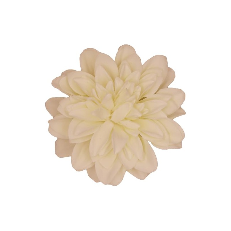 Hair Flower Clip Fascinator Ideal for Weddings Chrysanthemum Cream