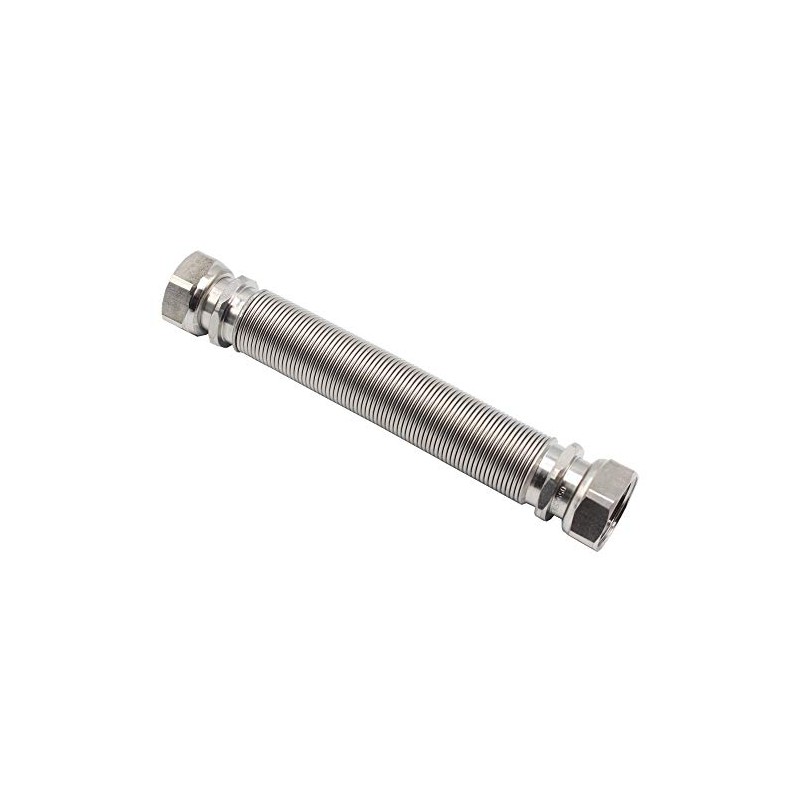 Corrugated Pipe Extendible 1 Inch Internal Thread 110-210 mm Stainless