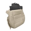 Mievlyo Driver Side Bottom Replacement Leather Seat Cover Tan Compatible