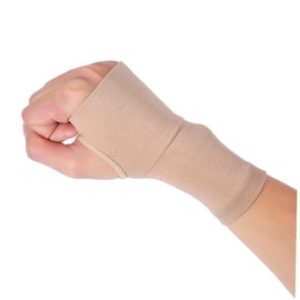 Healeved 1pair Carpal Tunnel Compression Hand Brace Sleeve for Tendonitis Wrist Sprain Support Comfortable Design for Daily Activities Skin Tone