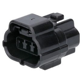 Kalitec KALI-2103 Econoseal J Set 3-Pin 0.5-1.5 mm² I Car Plug 12 V I Waterproof IP67 I Cable Connector Rectangular for Car I Housing Material PBT I Cable Output 180° I Cable Connector Black