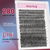 Mayhug Lash Extension Kit,DIY Individual Lashes Clusters,Bond And Seal,Lash Remover