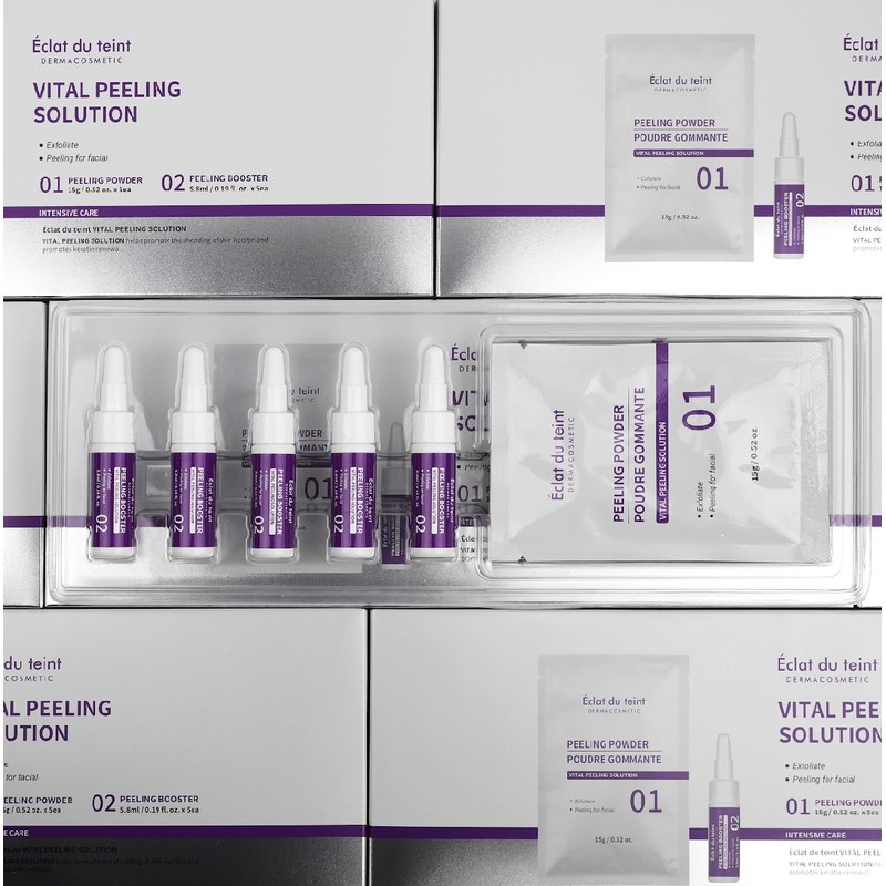 Eclat Dutin Vital Peeling Solution 1box 5ea 💜Vital Peeling Solution