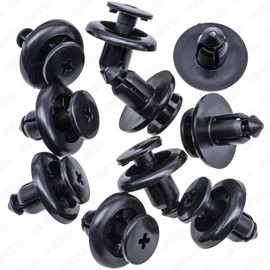 Rexka 10pcs Splash Shield Fender Liner Bumper Cover Retainer Clip BC1D56145 for Mazda 2 Mazda 3 Mazda 5 Mazda 6 626 CX-5 CX-7 CX-9 Miata MPV MX-5 Miata Protege Protege5 RX-8