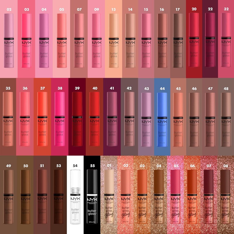 NYX PROFESSIONAL MAKEUP - Butter Gloss, tiramisú, 0.27 onzas