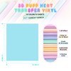 Tintnut 3D Puff HTV Heat Transfer Vinyl-10 Sheets 12inches X