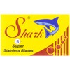 Shark Cuchillas de afeitar de doble filo, súper inoxidable, 20