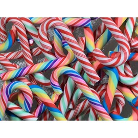 Christmas Candy Cane Decorations Ornaments, 12 pieces