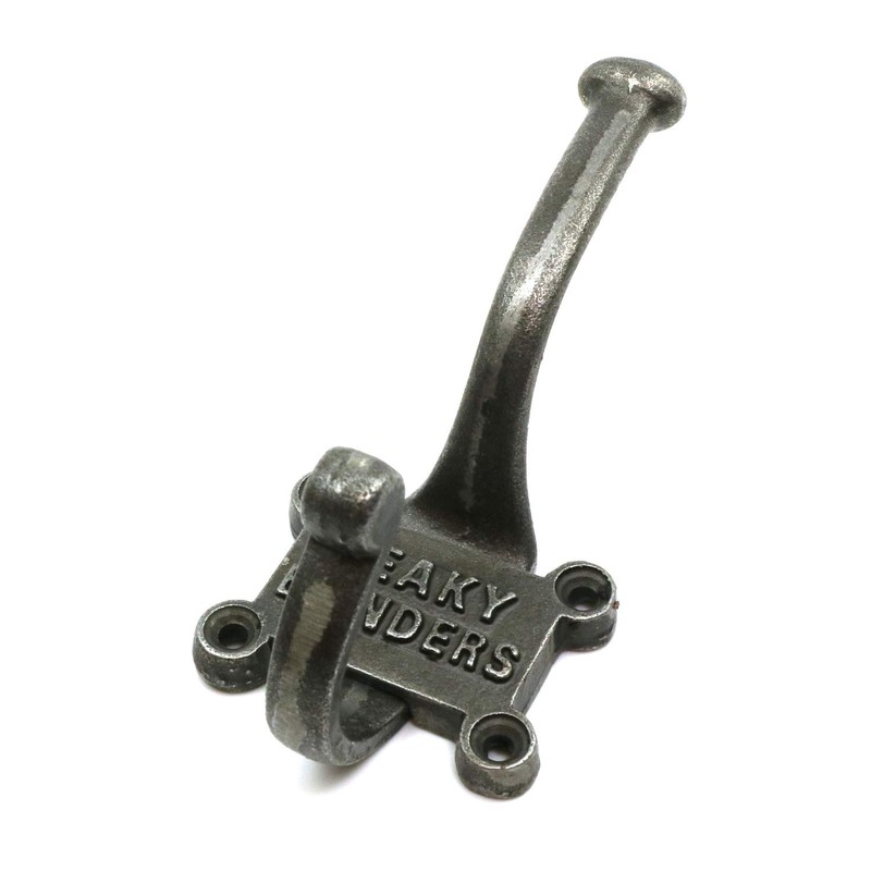 Coat Hook Double 2 Part Retro Peaky Blinders Ant Iron