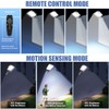 LINEBA Solar Wall Lights Pathway Motion Sensor 11000W 1028 LED