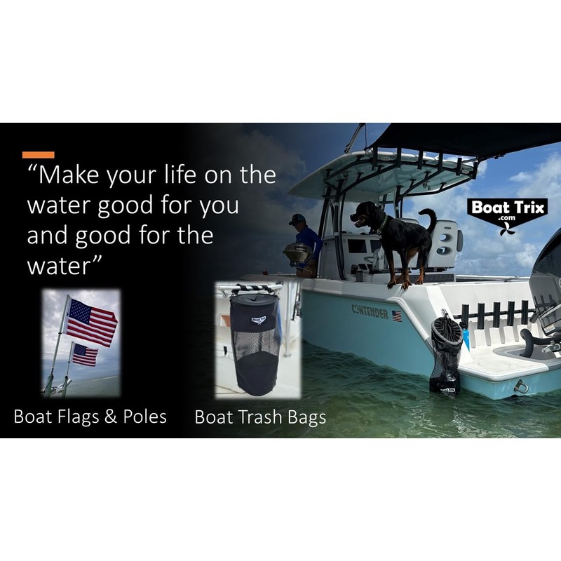 Boat Trash Bag Can Reuseable Washable Mesh and Nylon/Polyester by