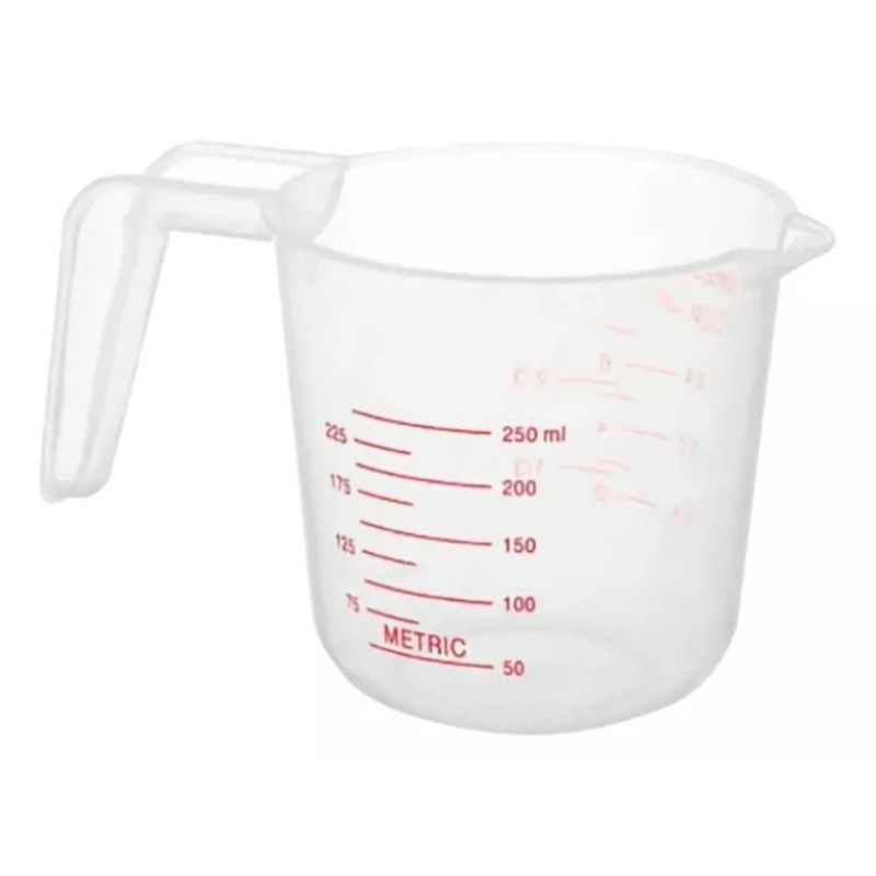 Aleissi Jarra Medidora Cocina Reposteria Fondant 250ml Color Transparente