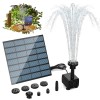 AISITIN DIY Solar Water Pump Kit for Water Feature Outdoor