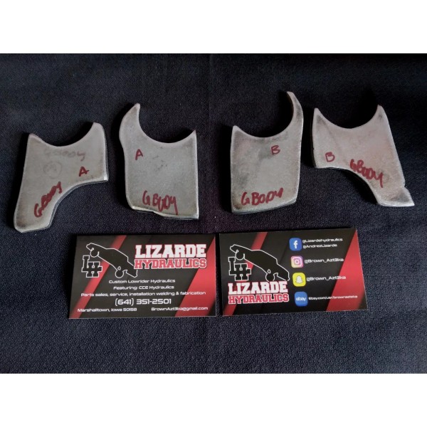 Lizarde Hydraulics Lowrider Hydraulics, G Body Ears Reinforcement plates *(1