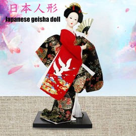 NOELAMOUR Dance Maiko Japanese Doll Geisha Doll Souvenir Figurine Presents for Foreigners Oriental Doll 11.8 inches (30 cm)