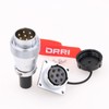 WEIPU Heavy Duty WS28 7-Pin Metal Aviation Circular Bulkhead Connector