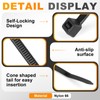 36 Inch Zip Ties, 200LBS,0.35In Thick, 50Pack,Black Cable Ties