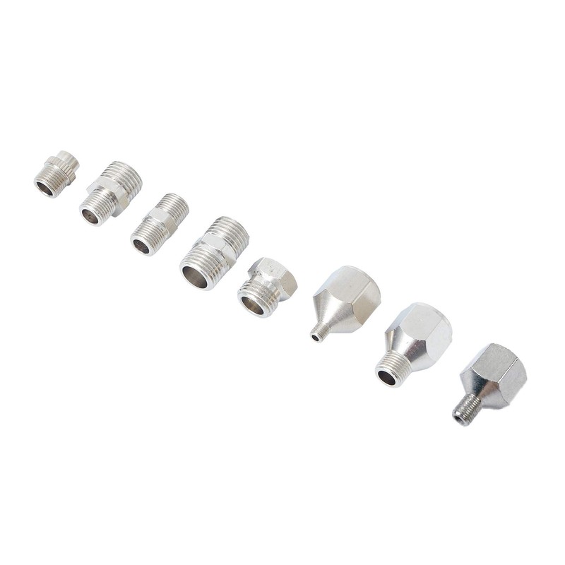 ABEST 8 Piece Airbrush Adapter Connector Kit for Compressor and