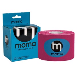 MOMA, Cinta Kinesiologica, Kinesio Tape, Cinta Kinesio, Neurovendaje, 5 metros x 5 cm (ROSA)
