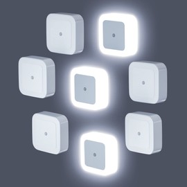 Sujeet Night Light, Night Lights Plug into Wall 8-Pack, Nightlight Plug in Night Light, Dusk to Dawn Night Lamp Led (Soft White)