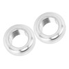2Pcs FemaleThreaded Joint 8AN Car Liquid Flange Welding Aluminum Threaded
