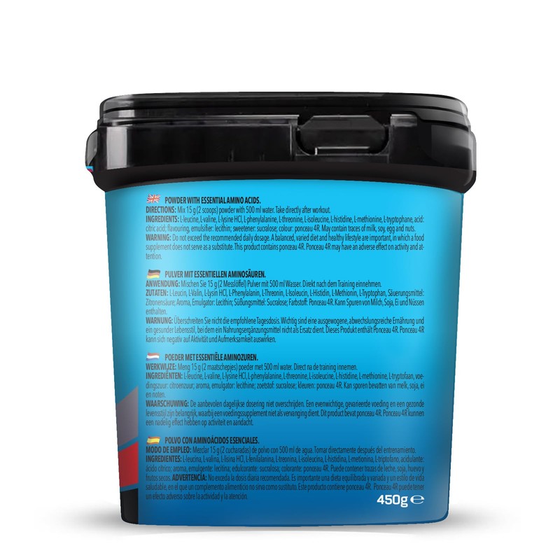 Bodylab24 Bodybuilder EAA Cherry 450g, EAA Powder with 9 Essential