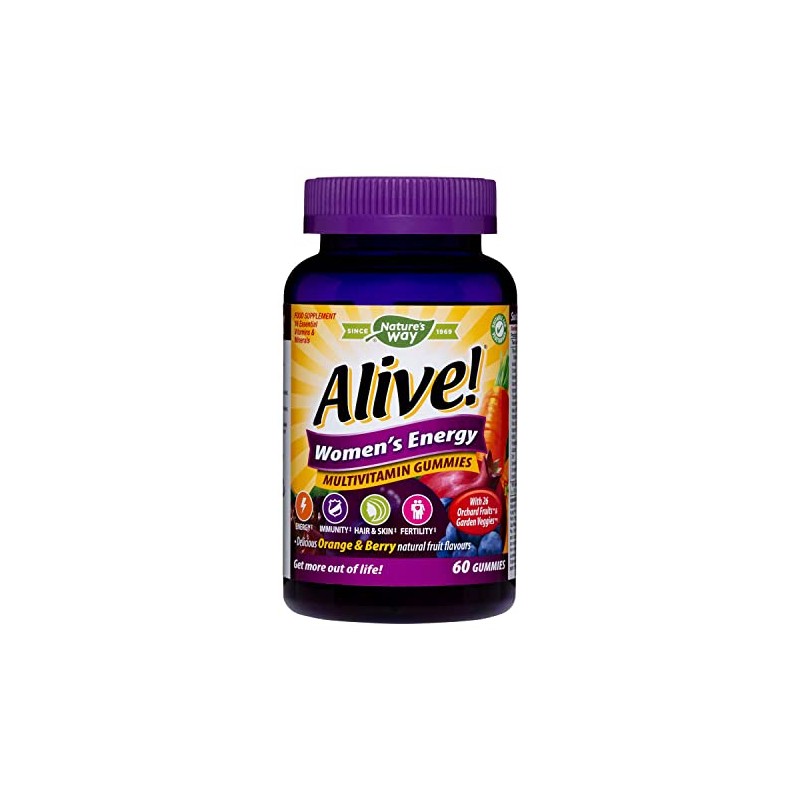 Alive! Women's Energy Multivitamins - 60 chewable Gummies
