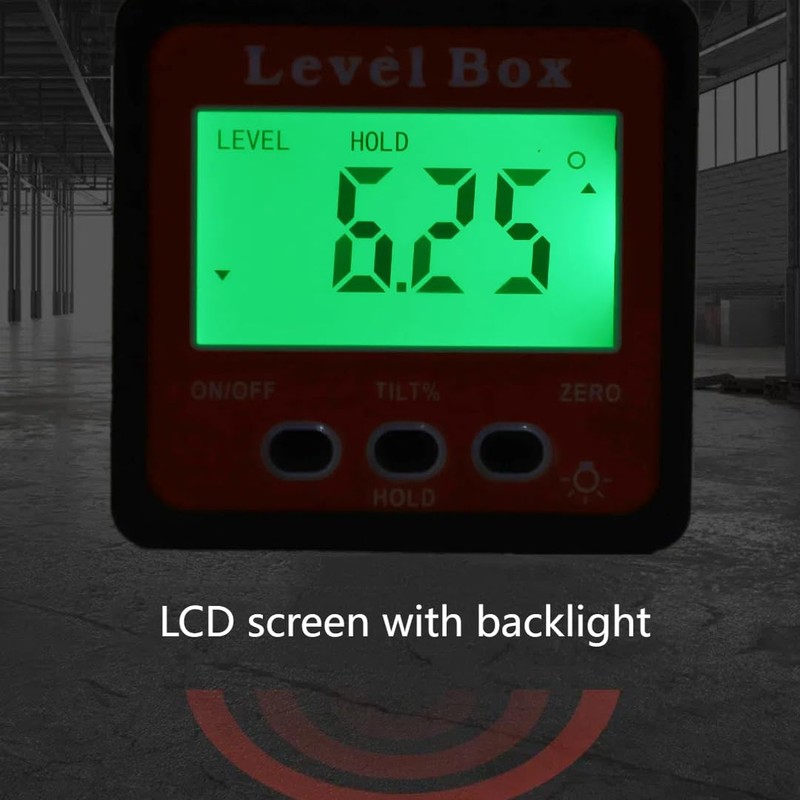 Digital Electronic Level and Angle Gauge, Portable Magnetic Digital Level