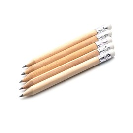 Personalisierte Bleistifte mit Namen | graviert, personalisiert, individuell | 10cm lang aus Holz | Hochzeit, Geburtstag, Gäste, Geschenk (mit Gravur 5er Set)