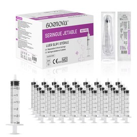 BORNOVA - 10ML / 100PCS - Liquid Dispensers Plastic Non-NDL Suitable for Laboratories, Liquid Measurement, Gardening Industrial Applications (10ml/100pcs)