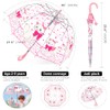 KOULONGDAMI Kids Clear Umbrella for Rain Dome Bubble Umbrellas Windproof
