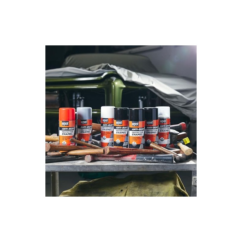 U-POL Anti Rust Protective Enamel Spray, Long-Lasting & Durable Vehicle