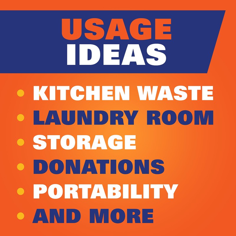 Hefty Ultra Strong 13 Gallon Trash Bags, Black Tall Kitchen