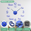 M METERXITY 1-Pack 3D DIY Wall Clock,28 Inch Modern Frameless