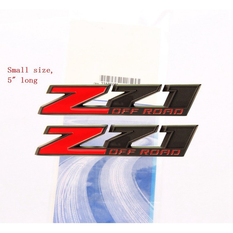 Yoaoo 1x OEM Chrome Small Z71 Off Road Emblems Compatible