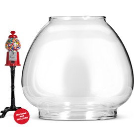 Gumball Machine Acrylic "SHATTERPROOF" Replacement Bowl Ball for 15inch Gumball Machines - Compatible with The Candery and Most Other 15inch Models